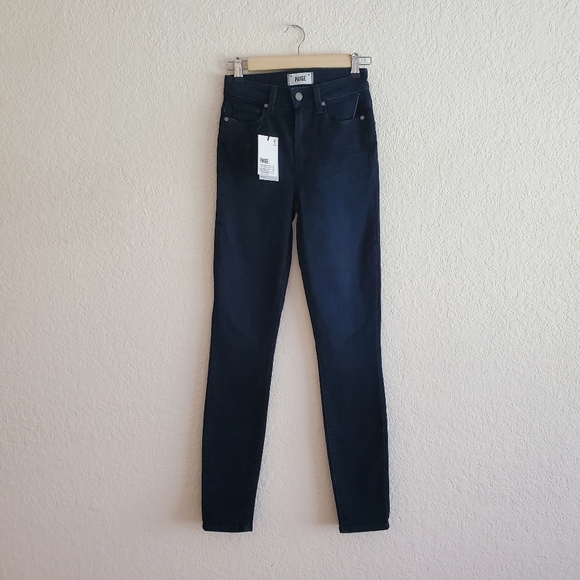 Paige * Skinny High Rise Jeans Blue size 24 - Picture 6 of 6